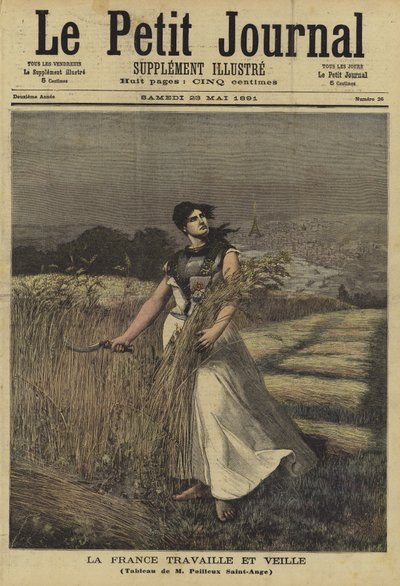 Copertina di Le Petit Journal, 23 maggio 1891 da Georges Louis Poilleux Saint Ange