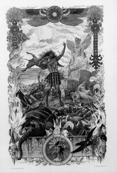 Illustrazione di Georges Antoine Rochegrosse (1859-1938) per il romanzo 