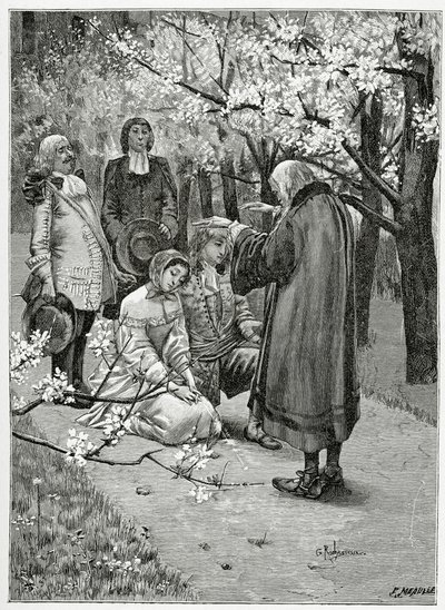 Matrimonio di Ethel e Ordener - illustrazione da Han d
