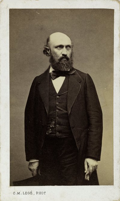 Ritratto del pianista e compositore Louis Lacombe 1818-1884 da Georges Mathurin Legé