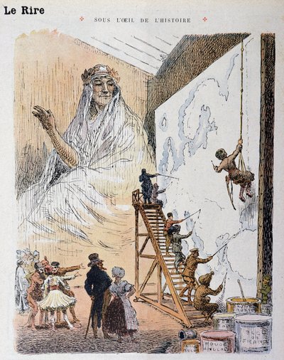 Europa. Disegno di Georges Meunier (1869-1942). In "Le Rire Rouge" da Georges Meunier