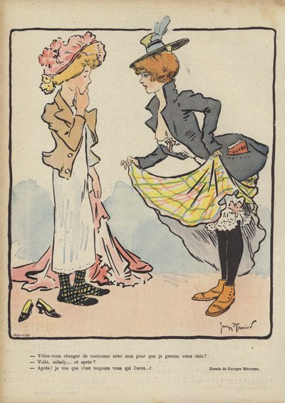 Illustrazione per Le Rire da Georges Meunier