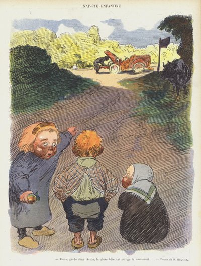 Illustrazione per Le Rire da Georges Meunier