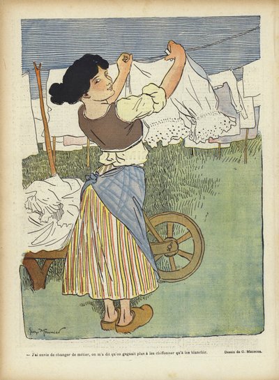 Illustrazione per Le Rire da Georges Meunier