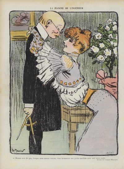 Illustrazione per Le Rire da Georges Meunier