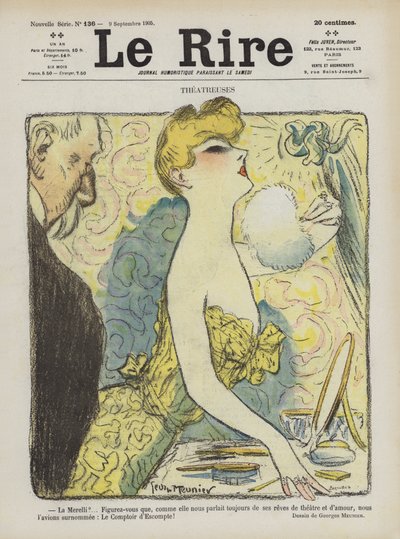 Illustrazione per Le Rire da Georges Meunier