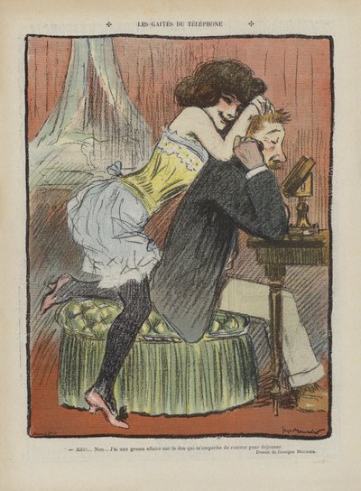 Illustrazione per Le Rire da Georges Meunier