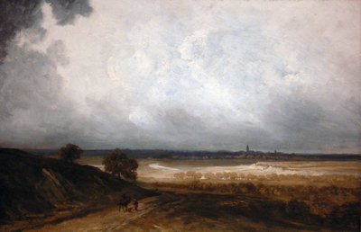 Paesaggio con figure. da Georges Michel