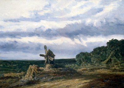 Paesaggio con mulino, c1783-1843 da Georges Michel