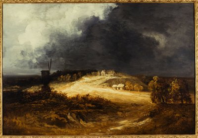 Mulini a Montmartre, ca. 1830 da Georges Michel