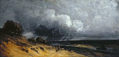 Tempesta vicino a Montmartre da Georges Michel