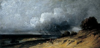 Tempesta su Montmartre da Georges Michel
