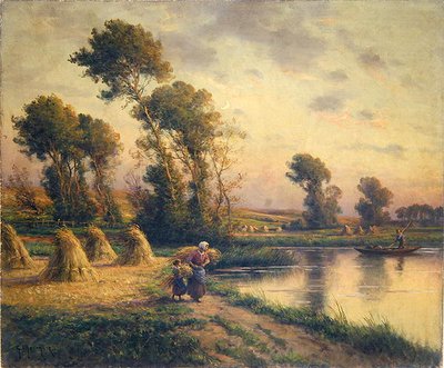 Paesaggio rurale da Georges Philibert Charles Maroniez