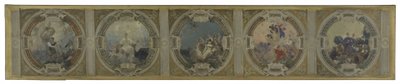 Bozzetto per la Galleria Lobau al Municipio di Parigi: Arte. Storia. Filosofia. La Rivoluzione Francese. Scienza da Georges Picard