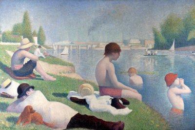 Bagnanti ad Asnières da Georges Pierre Seurat