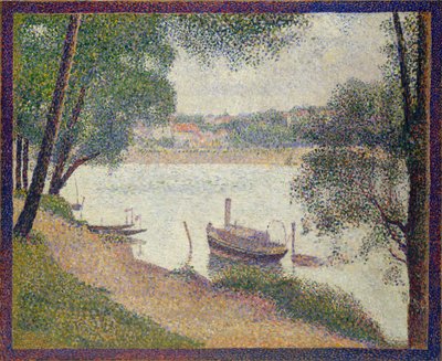 Tempo grigio, Grande Jatte, c.1886-88 da Georges Pierre Seurat