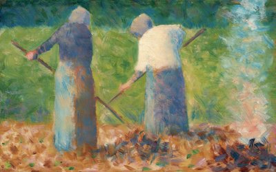 Fienaioli a Montfermeil, c. 1882 da Georges Pierre Seurat