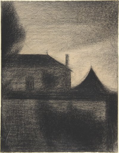 Casa al crepuscolo da Georges Pierre Seurat