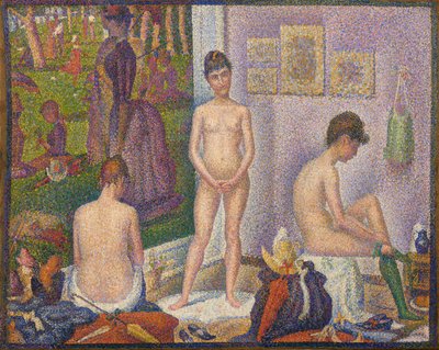 Les Poseuses, Ensemble (Versione ridotta) da Georges Pierre Seurat