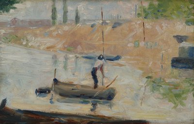 Uomo in una barca da Georges Pierre Seurat