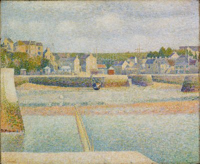 Port-en-Bessin: Il porto esterno (bassa marea) da Georges Pierre Seurat