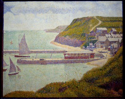 Port en Bessin, prima del porto, alta marea da Georges Pierre Seurat