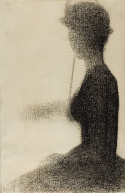 Donna seduta con un parasole da Georges Pierre Seurat