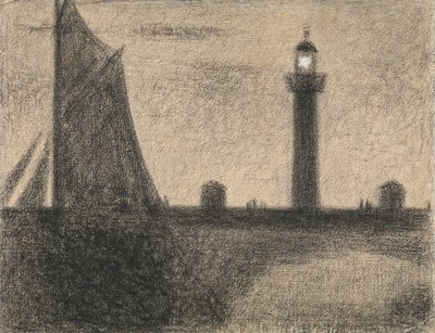 Il faro di Honfleur da Georges Pierre Seurat