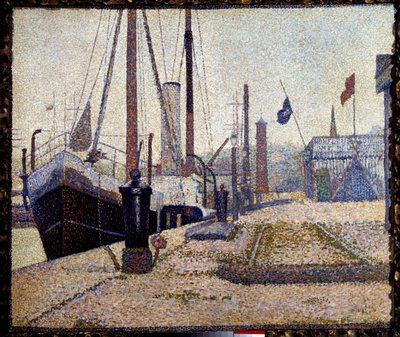 La barca a vela La Maria nel porto di Honfleur da Georges Pierre Seurat