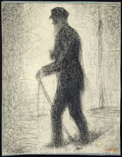 Camminando, c.1882 da Georges Pierre Seurat