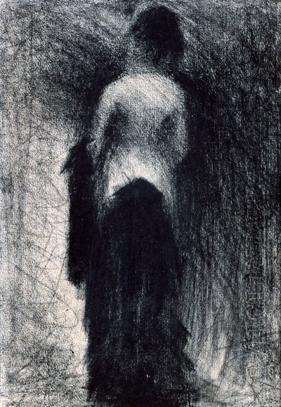 Donna vista di spalle da Georges Pierre Seurat