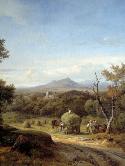 Scena di campagna (dettaglio a sinistra) da Georges Prieur