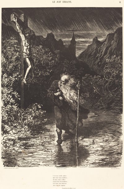 Il Giudeo errante da Georges Rouget after Gustave Doré
