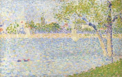 La Senna vista dalla Grande Jatte da Georges Seurat