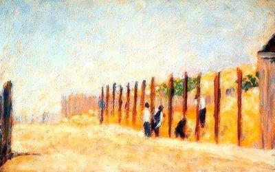 Piantar pali da Georges Seurat