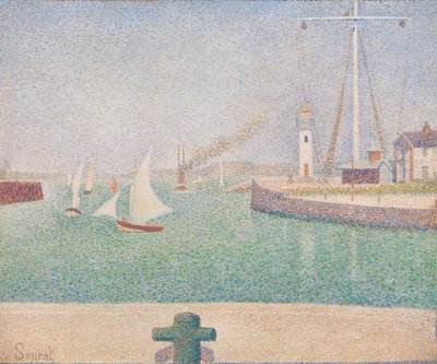 Ingresso del porto di Honfleur da Georges Seurat
