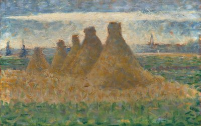 Covoni di fieno da Georges Seurat