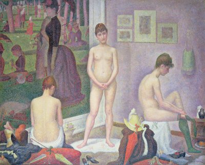 Modelli, 1886-88 da Georges Seurat