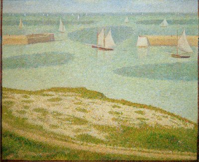 Port-en-Bessin, ingresso del porto anteriore da Georges Seurat