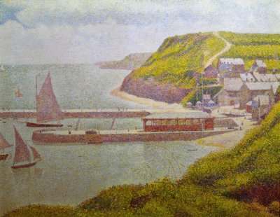 Porten-Bessin, avant-port, alta marea (Calvados) da Georges Seurat