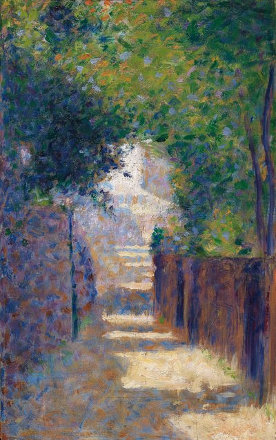 Rue St. Vincent in primavera, c.1884 da Georges Seurat