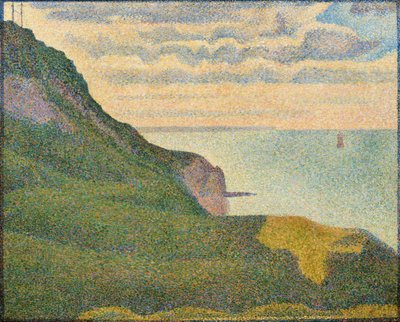 Paesaggio marino a Port-en-Bessin, Normandia da Georges Seurat