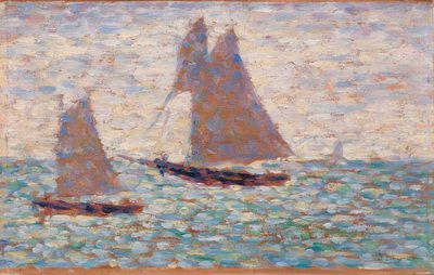 Due Barche a Vela a Grandcamp da Georges Seurat