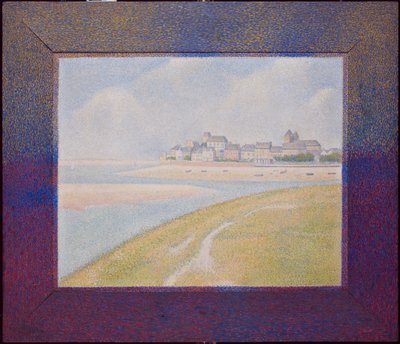 Vista di Le Crotoy da monte da Georges Seurat