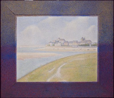 Veduta di Le Crotoy, da monte, 1889 da Georges Seurat