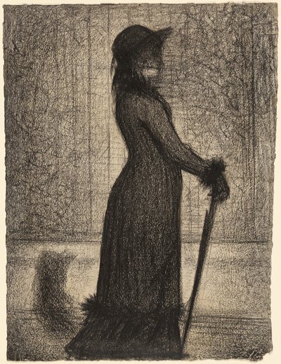 Donna che passeggia da Georges Seurat