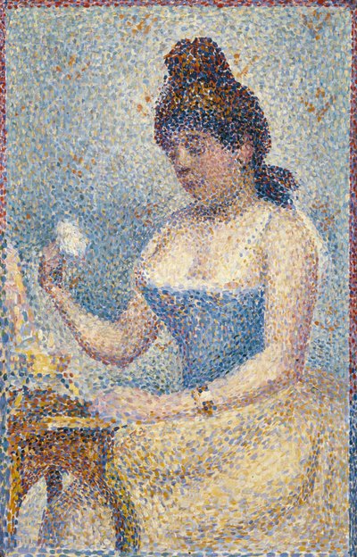 Giovane donna che si incipria, 1889 da Georges Seurat