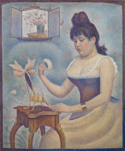 Giovane donna che si incipria, c.1888-90 da Georges Seurat