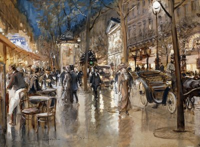 Sera su un Boulevard Parigino da Georges Stein