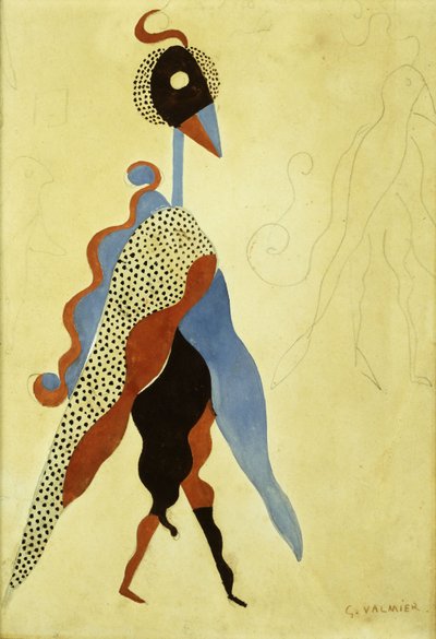 Progetto di costume da Georges Valmier